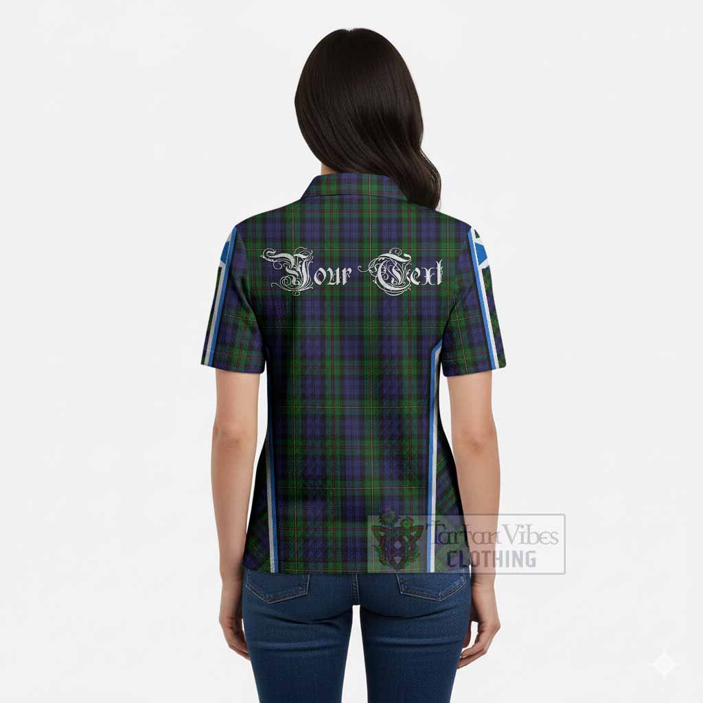 MacEwan (MacEwen) Tartan Crest Women’s Polo Sweater Top Scotland Coat of Arm Flag Style