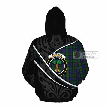 MacEwan (MacEwen) Tartan Family Crest Cotton Hoodie Celtic Scottish Thistle Floral - Tartan Vibes Clothing