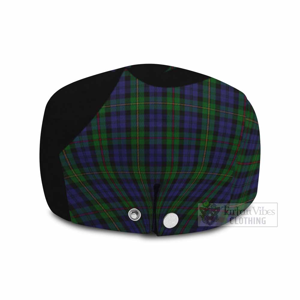 MacEwan (MacEwen) Tartan Family Crest Flat Cap, Jeff Cap Scotland Thistle Floral
