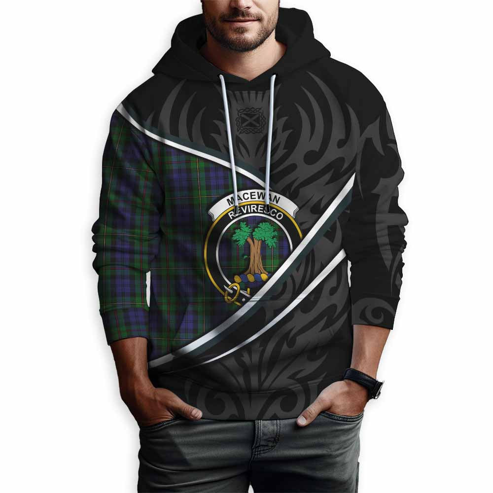 MacEwan (MacEwen) Tartan Family Crest Hoodie Celtic Scottish Thistle Floral - Tartan Vibes Clothing