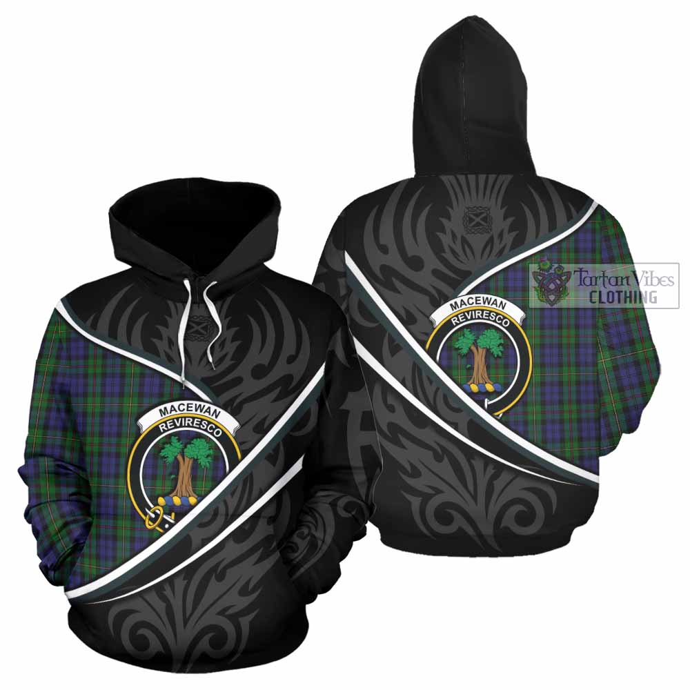 MacEwan (MacEwen) Tartan Family Crest Hoodie Celtic Scottish Thistle Floral - Tartan Vibes Clothing