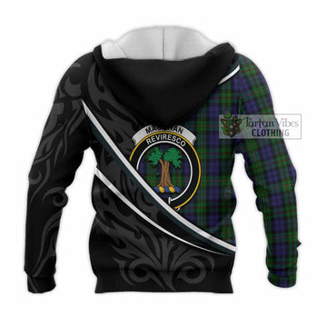 MacEwan (MacEwen) Tartan Family Crest Knitted Hoodie Celtic Scottish Thistle Floral