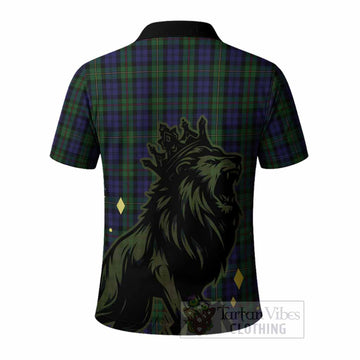 MacEwan (MacEwen) Tartan Family Crest Polo Shirt Crowned Lion Roaring