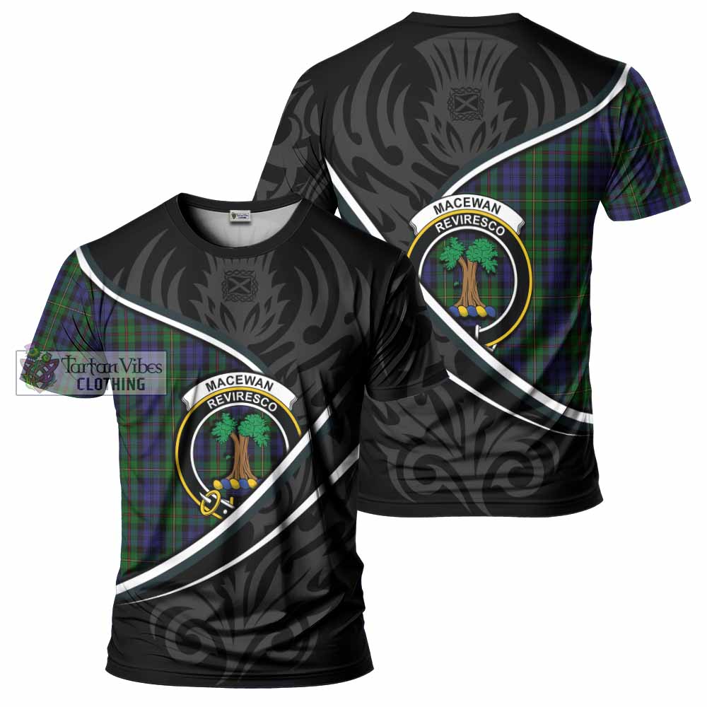 MacEwan (MacEwen) Tartan Family Crest T-shirt Celtic Scottish Thistle Floral - Tartan Vibes Clothing