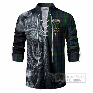 MacEwan (MacEwen) Tartan Ghillie Shirt Roaring Lion Heritage