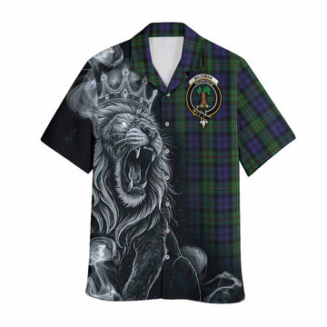 MacEwan (MacEwen) Tartan Hawaiian Shirt Roaring Lion Heritage