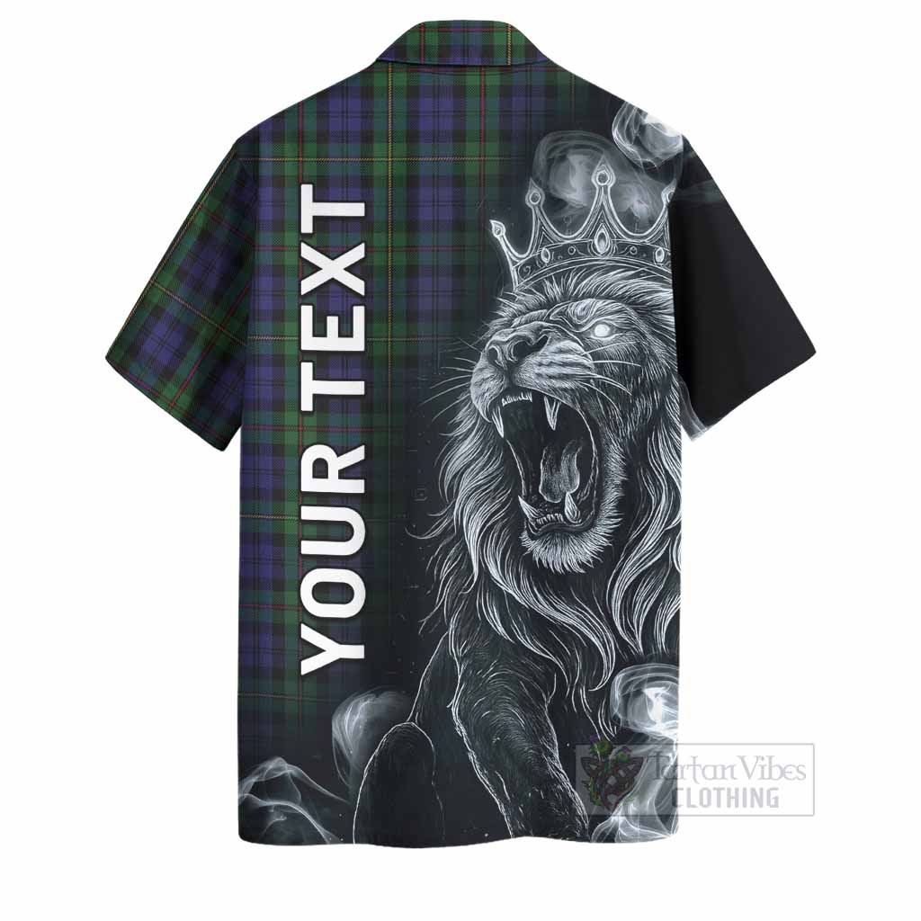 MacEwan (MacEwen) Tartan Hawaiian Shirt Roaring Lion Heritage