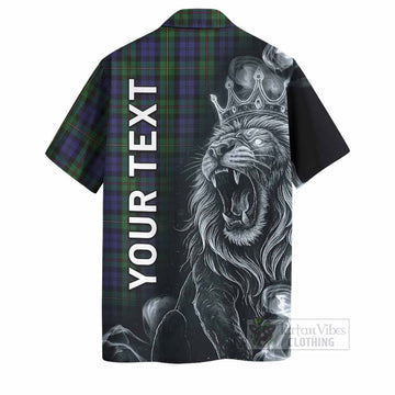 MacEwan (MacEwen) Tartan Hawaiian Shirt Roaring Lion Heritage