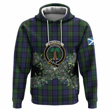 MacEwan (MacEwen) Tartan Hoodie Thistle Scottish Spirit