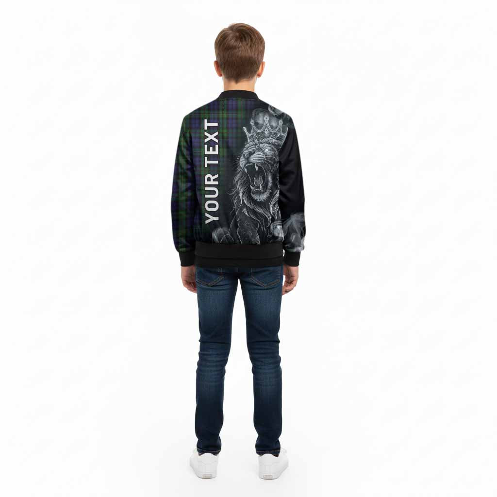 MacEwan (MacEwen) Tartan Kid Bomber Jacket Roaring Lion Heritage