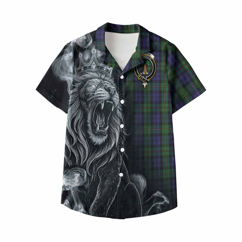 MacEwan (MacEwen) Tartan Kid Hawaiian Shirt Roaring Lion Heritage
