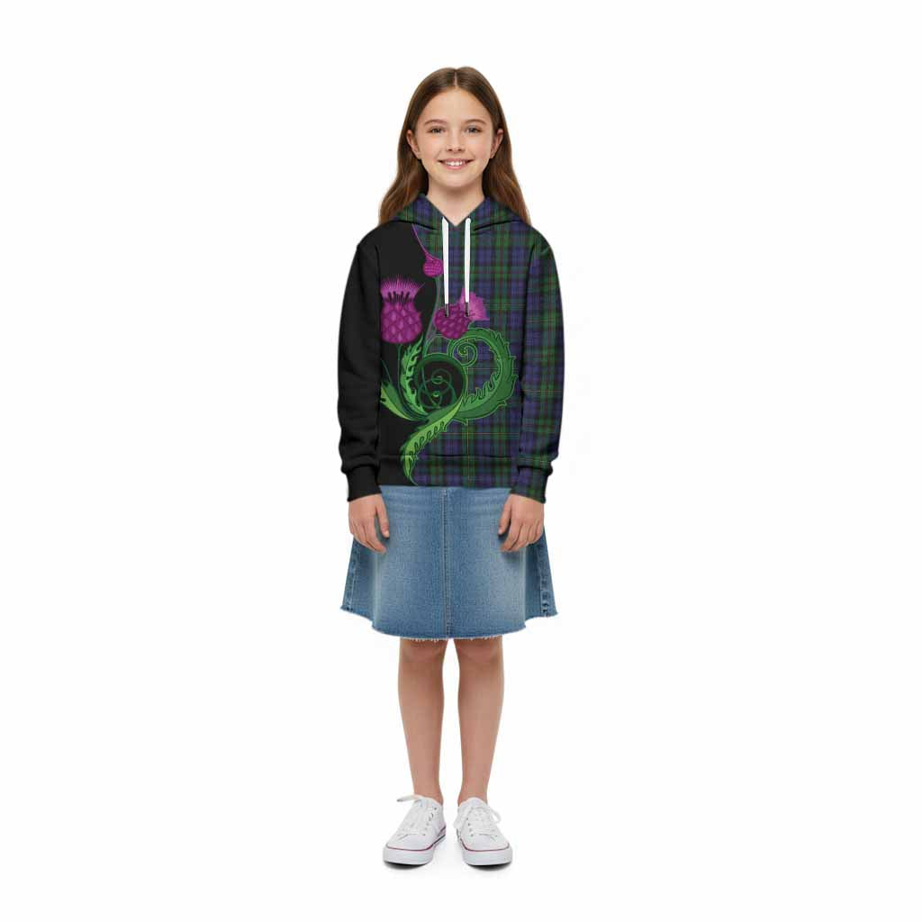 MacEwan (MacEwen) Tartan Kid Hoodie Traditional Scottish Thistle