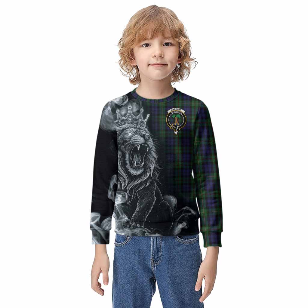 MacEwan (MacEwen) Tartan Kid Knitted Sweatshirt Roaring Lion Heritage