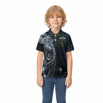 MacEwan (MacEwen) Tartan Kid Polo Shirt Roaring Lion Heritage