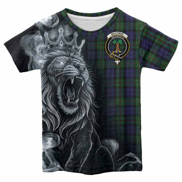 MacEwan (MacEwen) Tartan Kid T-shirt Roaring Lion Heritage