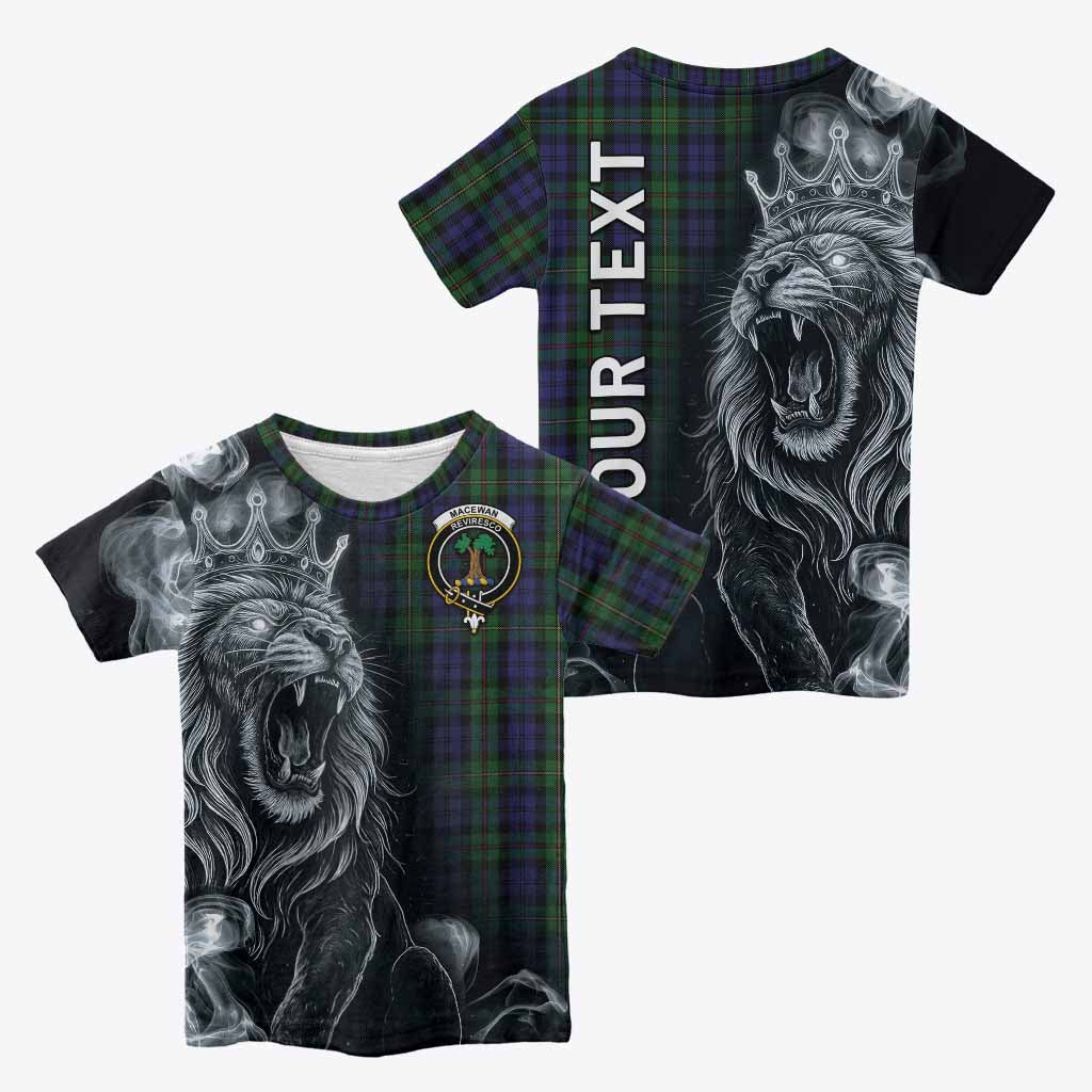 MacEwan (MacEwen) Tartan Kid T-shirt Roaring Lion Heritage