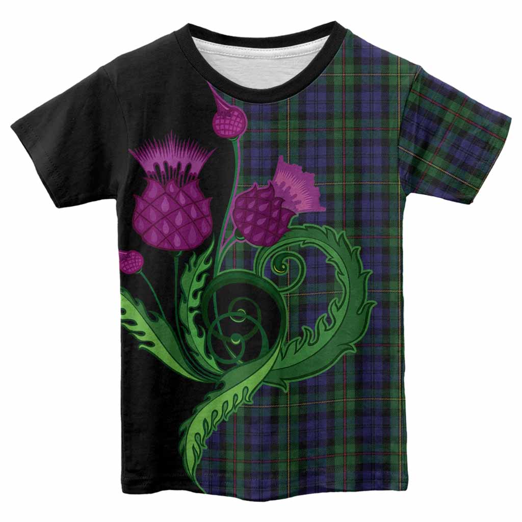 MacEwan (MacEwen) Tartan Kid T-shirt Traditional Scottish Thistle