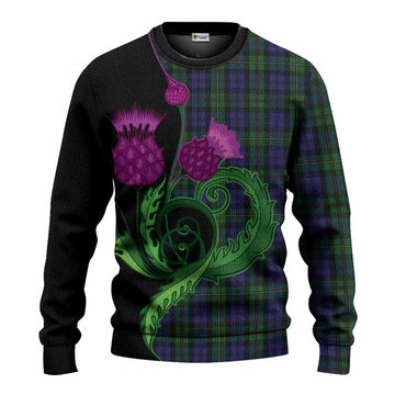 MacEwan (MacEwen) Tartan Knitted Sweater Traditional Scottish Thistle