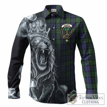 MacEwan (MacEwen) Tartan Long Sleeve Button Shirts Roaring Lion Heritage