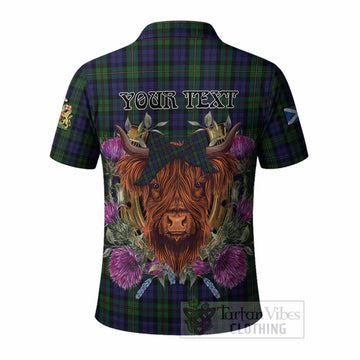 MacEwan (MacEwen) Tartan Polo Shirt Scottish Thistle Heilan Coo