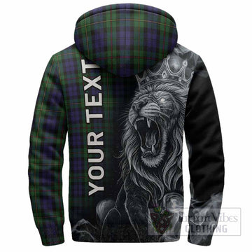 MacEwan (MacEwen) Tartan Sherpa Hoodie Roaring Lion Heritage