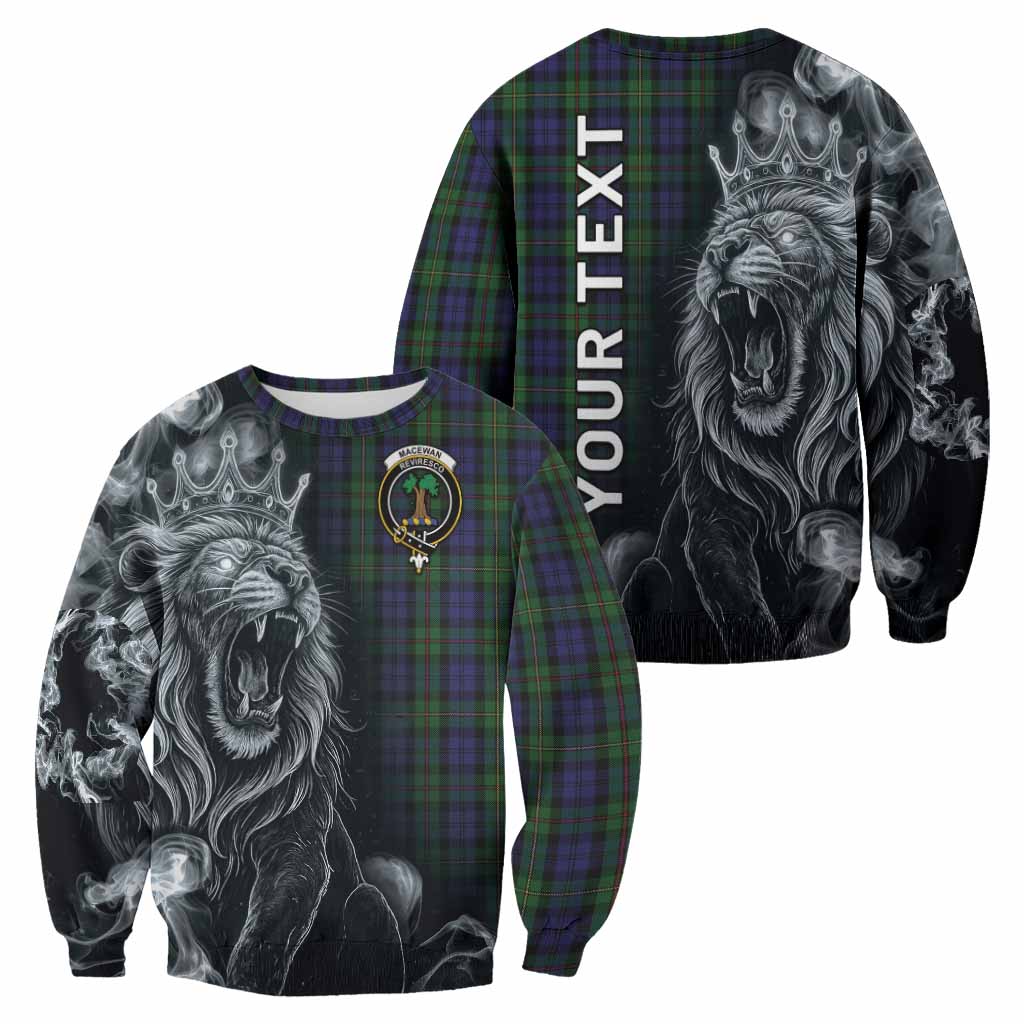 MacEwan (MacEwen) Tartan Sweatshirt Roaring Lion Heritage