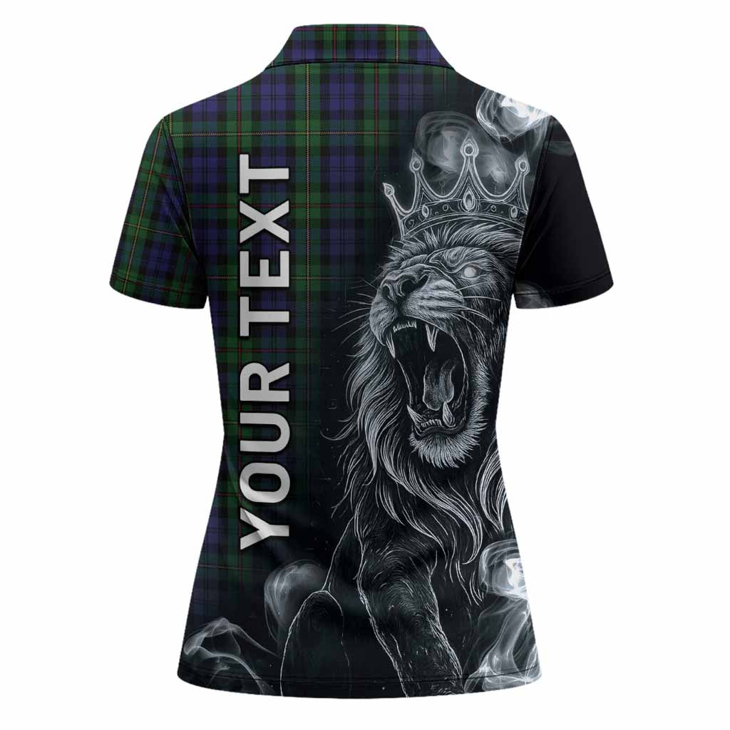 MacEwan (MacEwen) Tartan Women Polo Shirt Roaring Lion Heritage