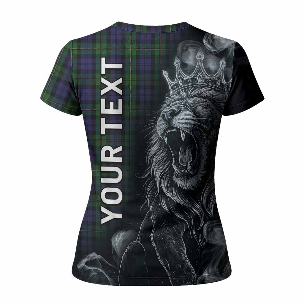 MacEwan (MacEwen) Tartan Women T shirt Roaring Lion Heritage