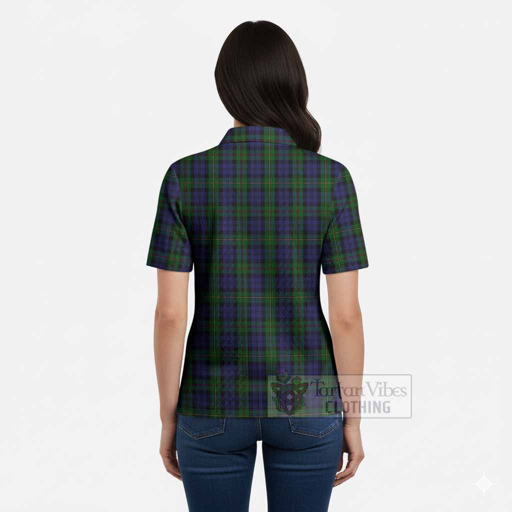 MacEwan (MacEwen) Tartan Women’s Polo Sweater Top with Family Crest