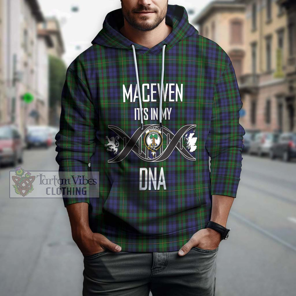 MacEwen Tartan Hoodie with Family Crest DNA In Me Style Pullover Hoodie - Tartan Vibes Clothing