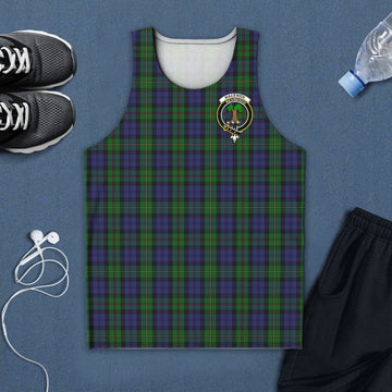 MacEwen Tartan Mens Tank Top with Family Crest 5XL - Tartan Vibes Clothing