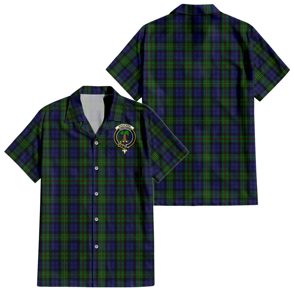 Farquharson or MacEwen Tartan Polo Shirt - Royal Coat Of Arms Style