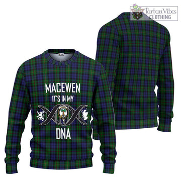 MacEwen Tartan Ugly Sweater with Family Crest DNA In Me Style Unisex - Tartan Vibes Clothing