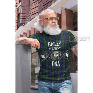 MacEwen Tartan Cotton T-shirt with Family Crest DNA In Me Style Men's Shirt - Tartan Vibes Clothing