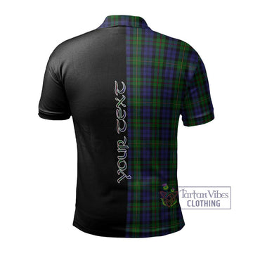 MacEwen Tartan Polo Shirt with Family Crest and Half Of Me Style - Tartan Vibes Clothing