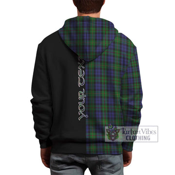 MacEwen Tartan Hoodie with Family Crest and Half Of Me Style - Tartan Vibes Clothing