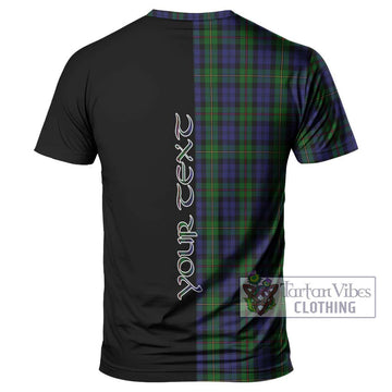 MacEwen Tartan T-Shirt with Family Crest and Half Of Me Style - Tartan Vibes Clothing