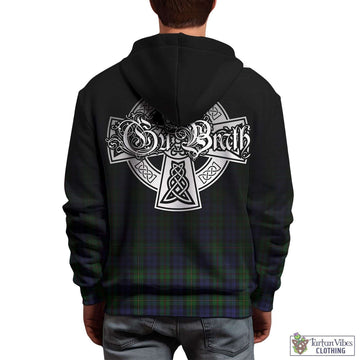 MacEwen Tartan Hoodie Featuring Alba Gu Brath Family Crest Celtic Inspired - Tartan Vibes Clothing