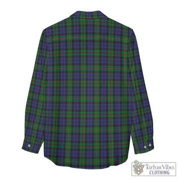 MacEwen Tartan Women's Casual Shirt with Family Crest - Tartan Vibes Clothing