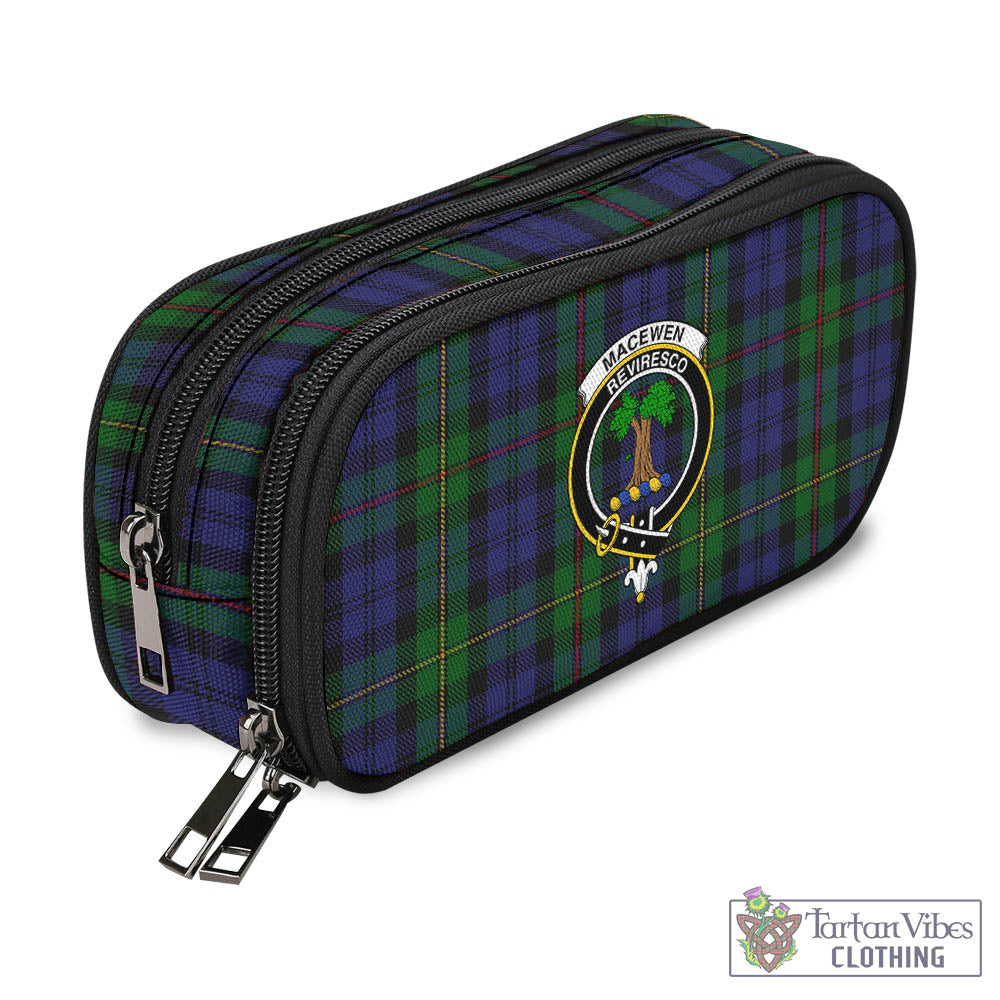 MacEwen Tartan Pen and Pencil Case with Family Crest - Tartan Vibes Clothing