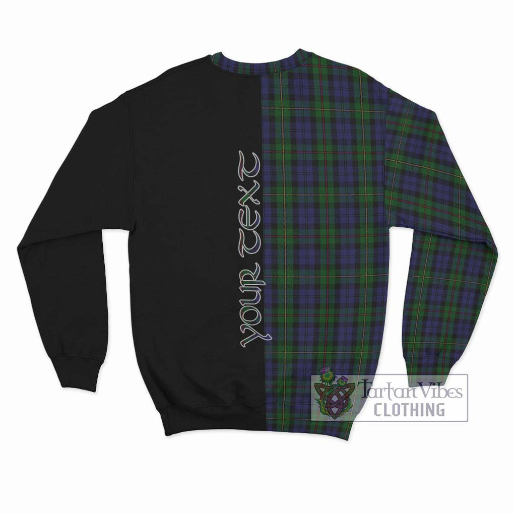 MacEwen Tartan Sweatshirt with Family Crest and Half Of Me Style - Tartan Vibes Clothing