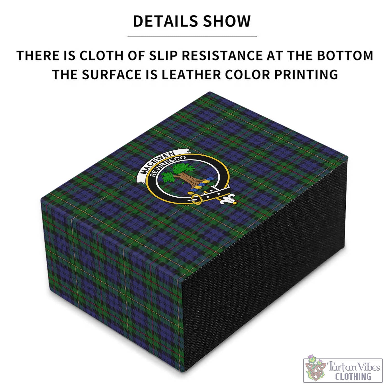 MacEwen Tartan Pen Holder with Family Crest - Tartan Vibes Clothing