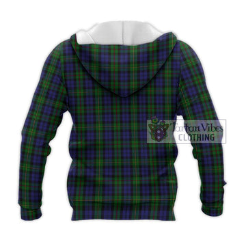 MacEwen Tartan Knitted Hoodie with Family Crest DNA In Me Style - Tartan Vibes Clothing