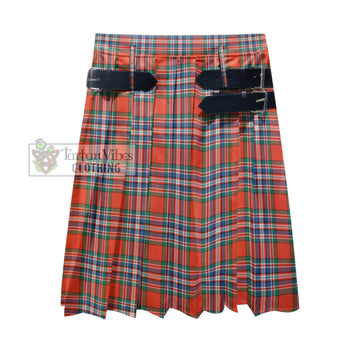 MacFarlane Ancient Tartan Men's Pleated Skirt - Fashion Casual Retro Scottish Kilt Style