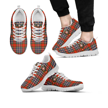 MacFarlane Ancient Tartan Sneakers with Family Crest