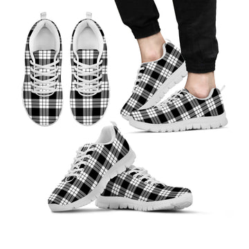 MacFarlane Black White Tartan Sneakers