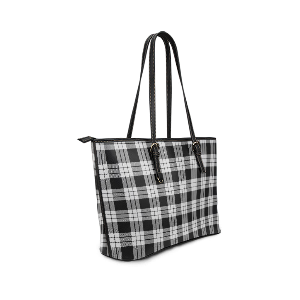 macfarlane-black-white-tartan-leather-tote-bag