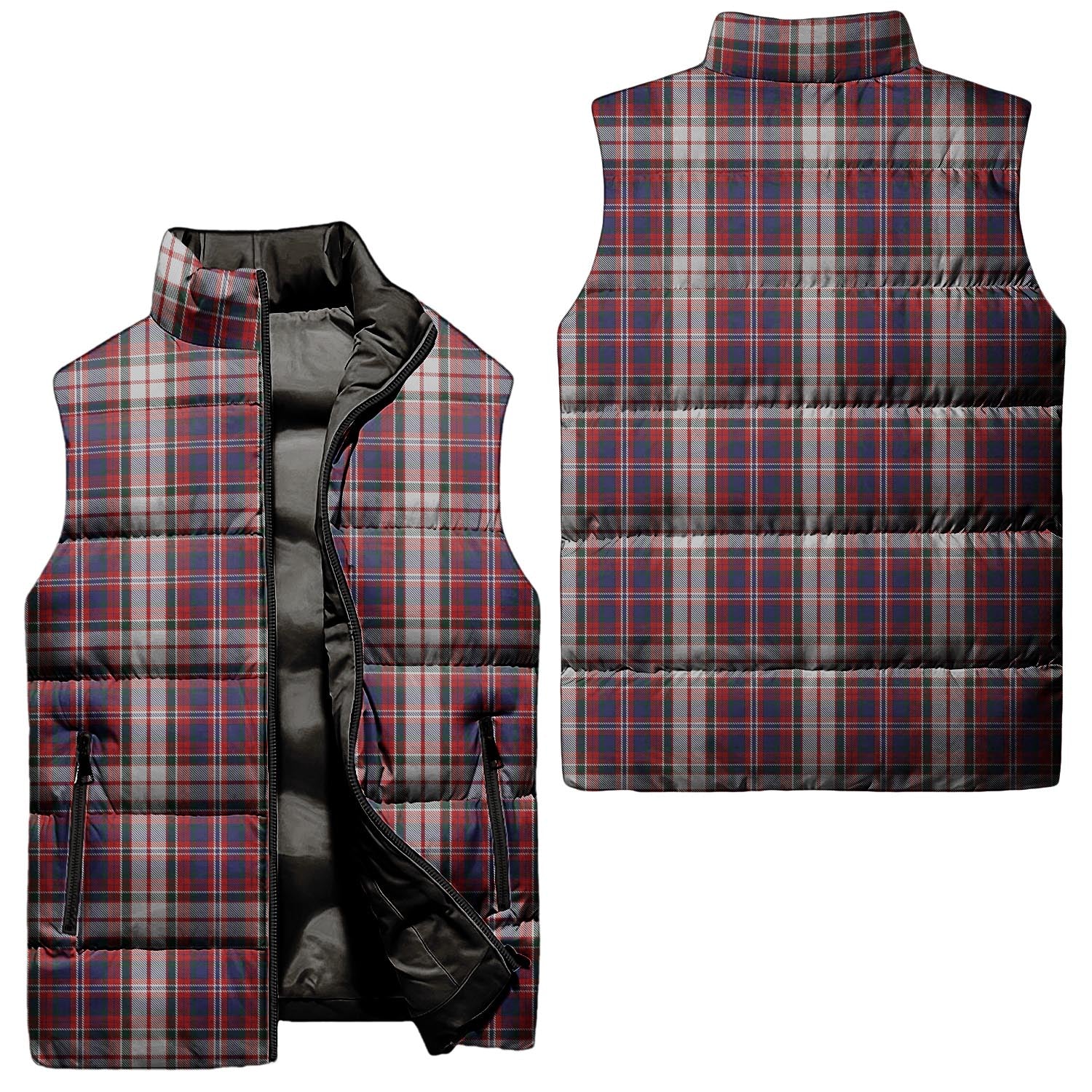 MacFarlane Dress Tartan Sleeveless Puffer Jacket Unisex - Tartanvibesclothing