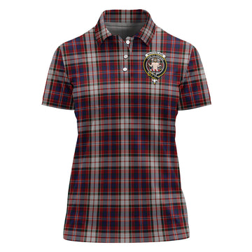 macfarlane-dress-tartan-polo-shirt-with-family-crest-for-women