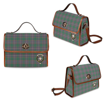 macfarlane-hunting-ancient-tartan-leather-strap-waterproof-canvas-bag-with-family-crest